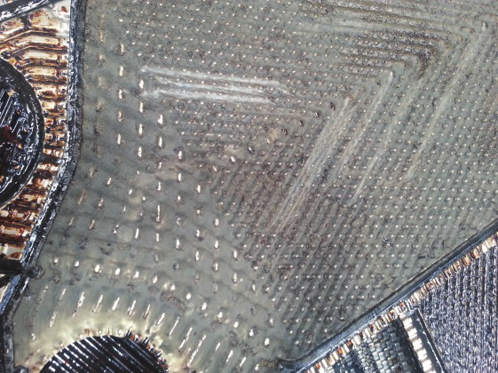 Calcification on plate heat exchanger plates